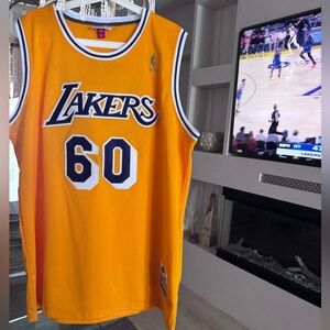 Mitchell & Ness LA Lakers Nipsey Hussle #60 Authentic Hardwood Classics Jersey